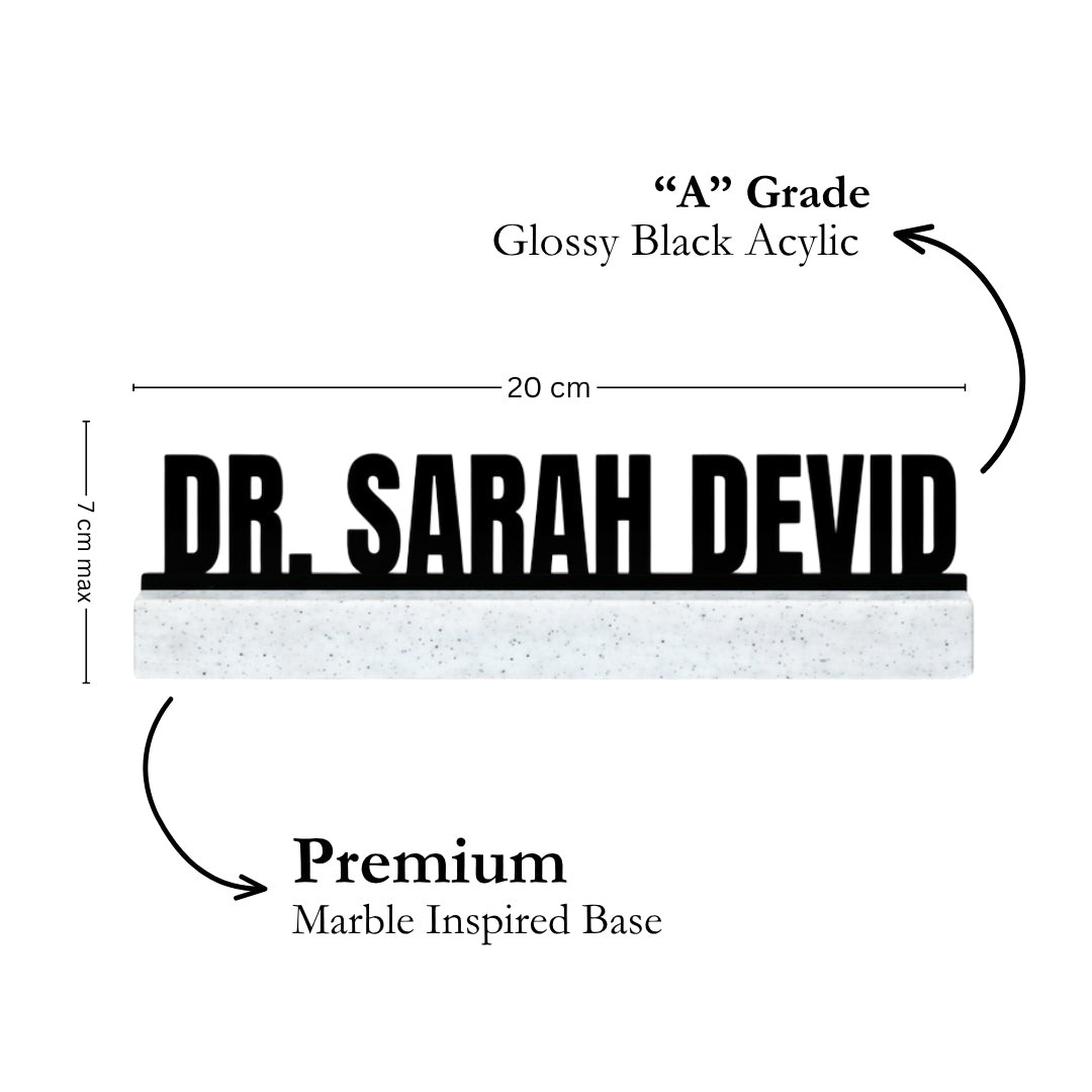 BoldLine Personalized Desk Nameplate