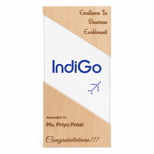 Clear Crest Personalised Trophy