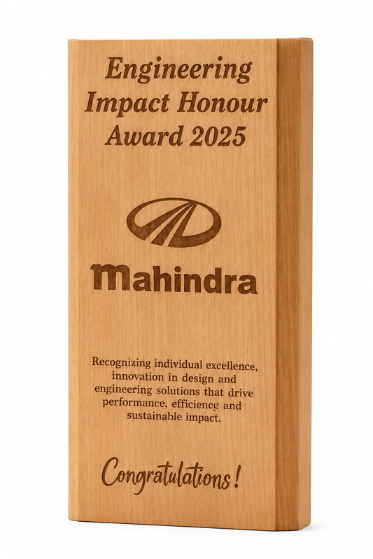 Classic Block Personalised Trophy