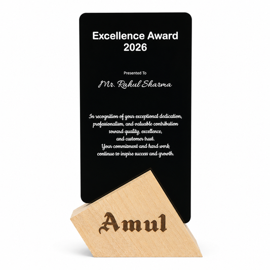 Slate Base Personalised Trophy