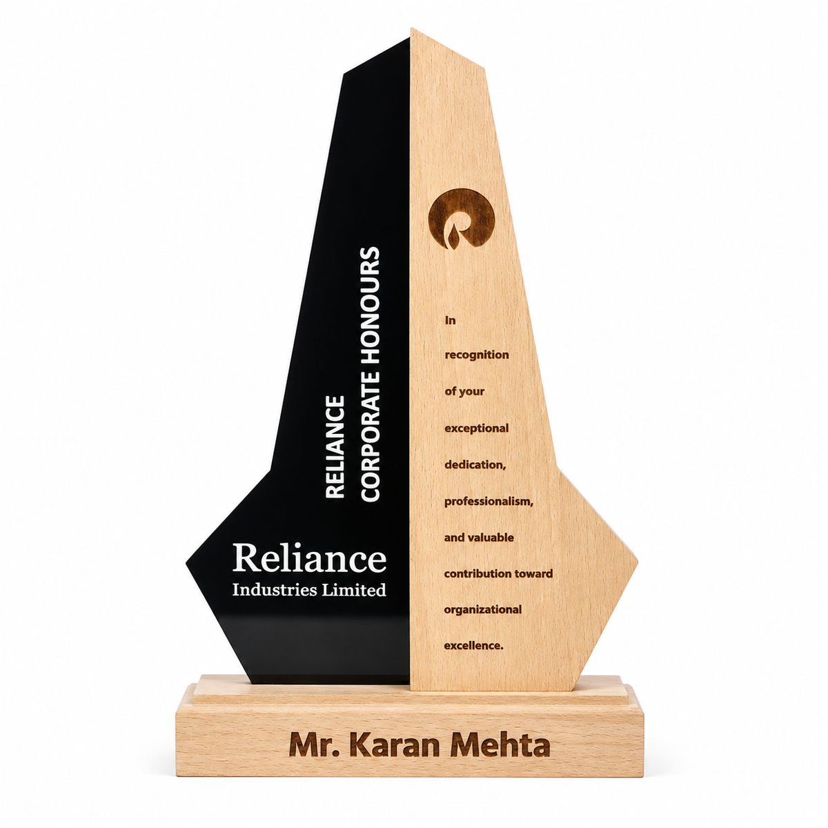 Split Peak Personalised Trophy