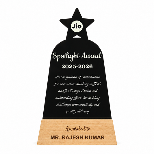 Spotlight Star Personalised Trophy