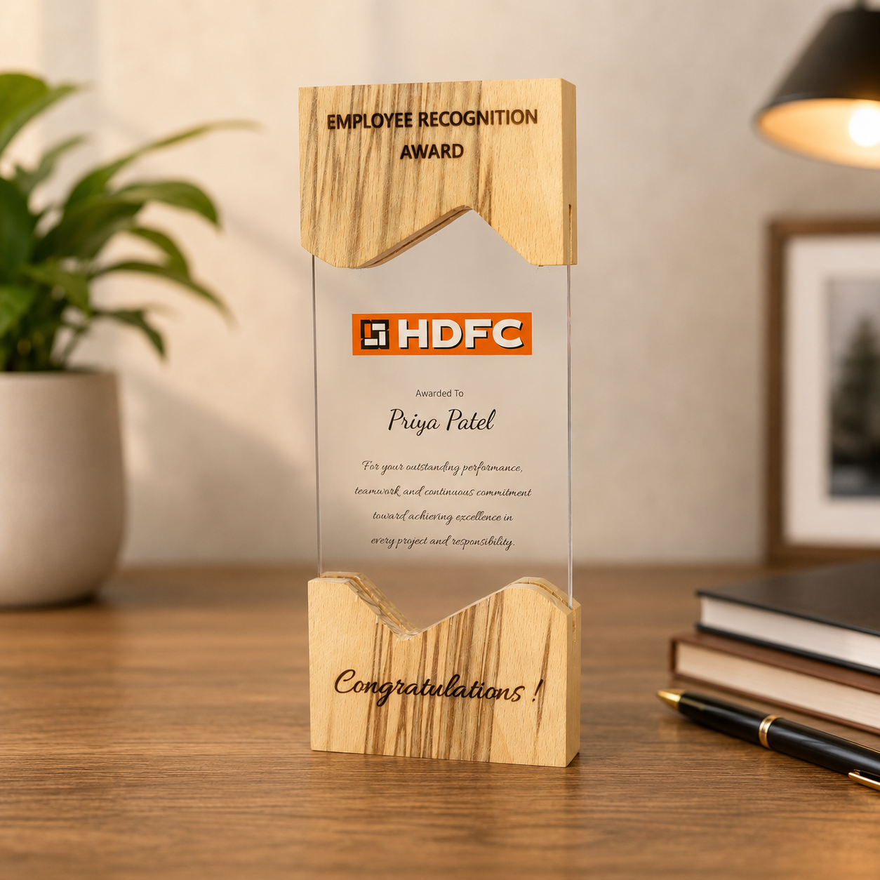 Peak Frame Personalised Trophy