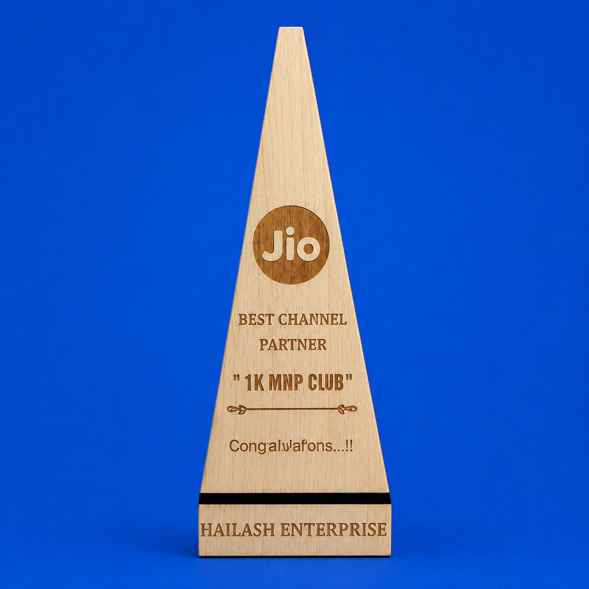 Summit Peak Personalised Trophy