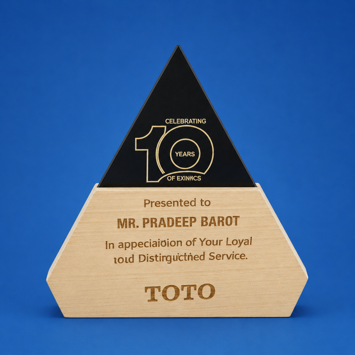 Sail Peak Personalised Trophy