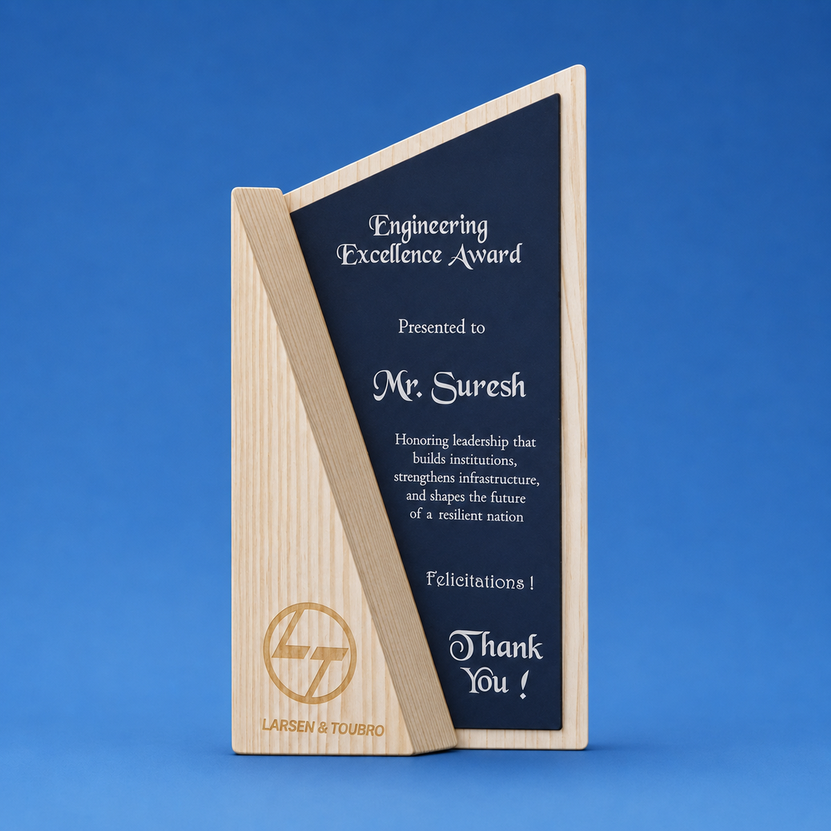 Twin Rise Personalised Trophy