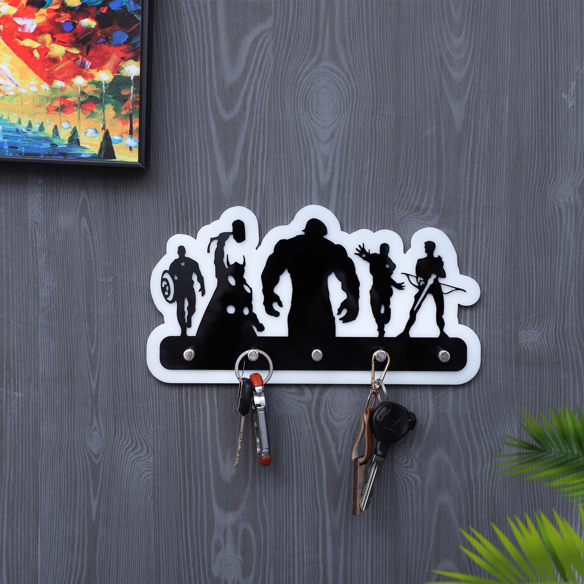 Hero Squad Wall Key Holder