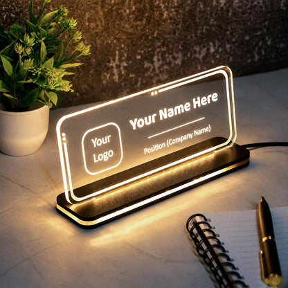 Doctor AuraGlow Personalized LED Nameplate