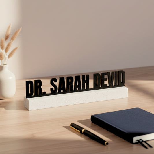 BoldLine Personalized Desk Nameplate
