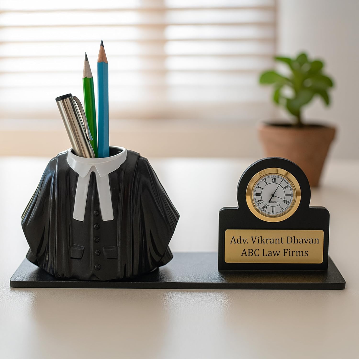 Signature Advocate Personalized Desk Pen Stand