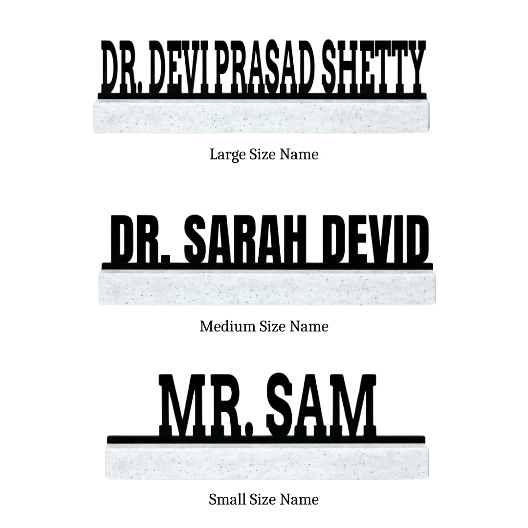 BoldLine Personalized Desk Nameplate