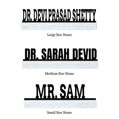 BoldLine Personalized Desk Nameplate