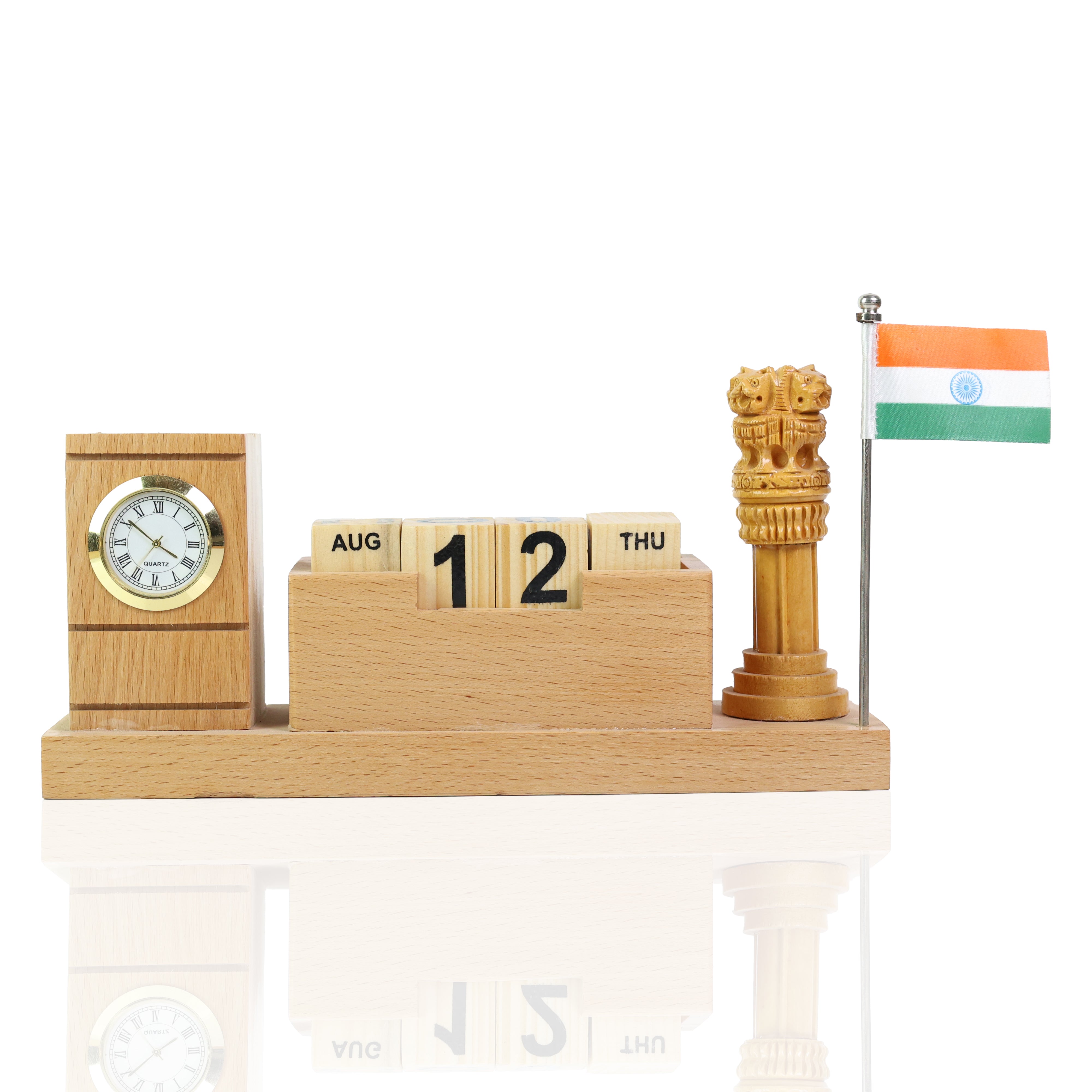 Heritage Time Personalized Desk Pen Stand