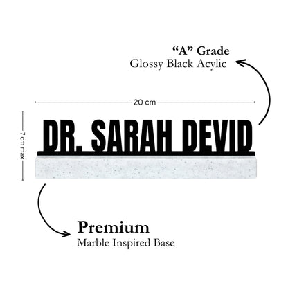 BoldLine Personalized Desk Nameplate