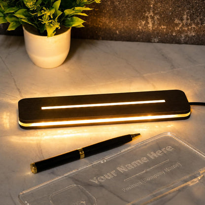 Doctor AuraGlow Personalized LED Nameplate