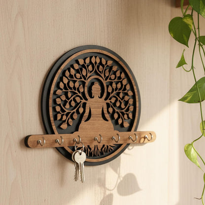 Buddha ZenTree Wall Key Holder
