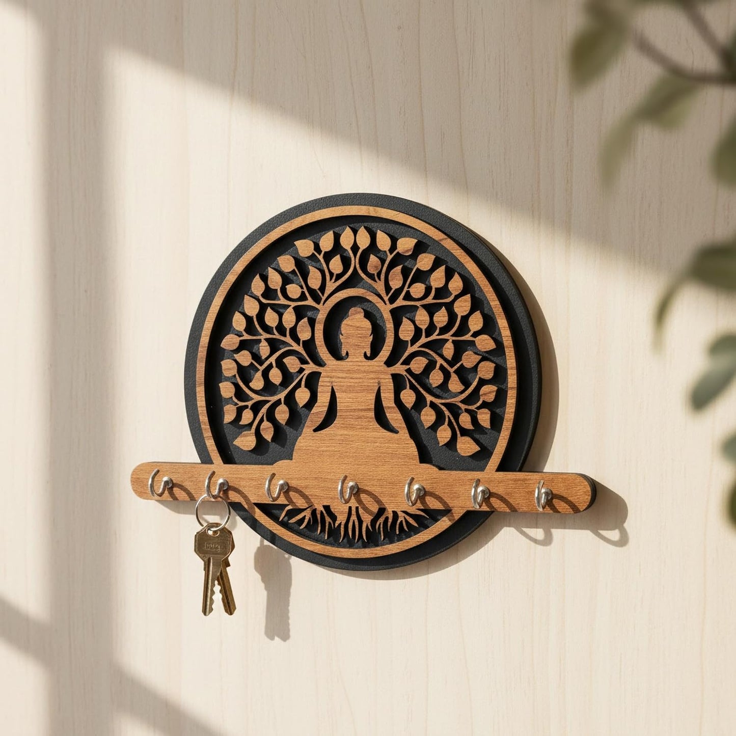 Buddha ZenTree Wall Key Holder