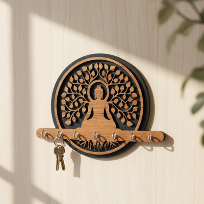 Buddha ZenTree Wall Key Holder