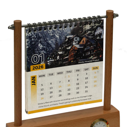 FrameFlip Personalized Desk Calendar