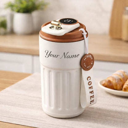 BrewBuddy Personalized Travel Coffee Mug