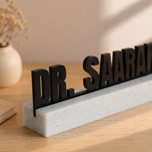 BoldLine Personalized Desk Nameplate