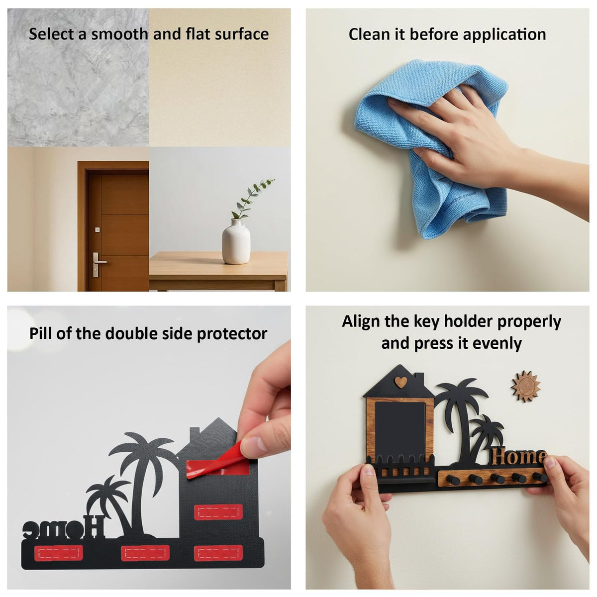Tropical Home Photo Wall Key Holder