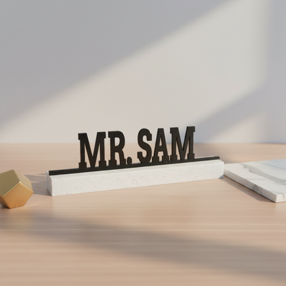 BoldLine Personalized Desk Nameplate