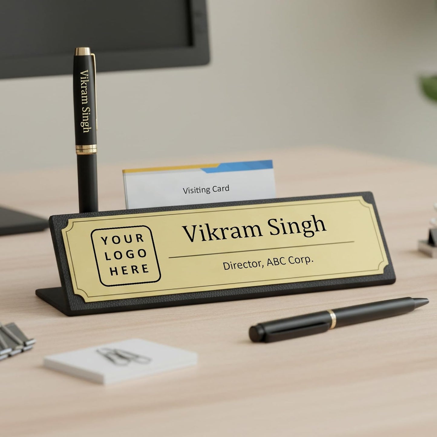 SignaDesk Executive Desk Nameplate