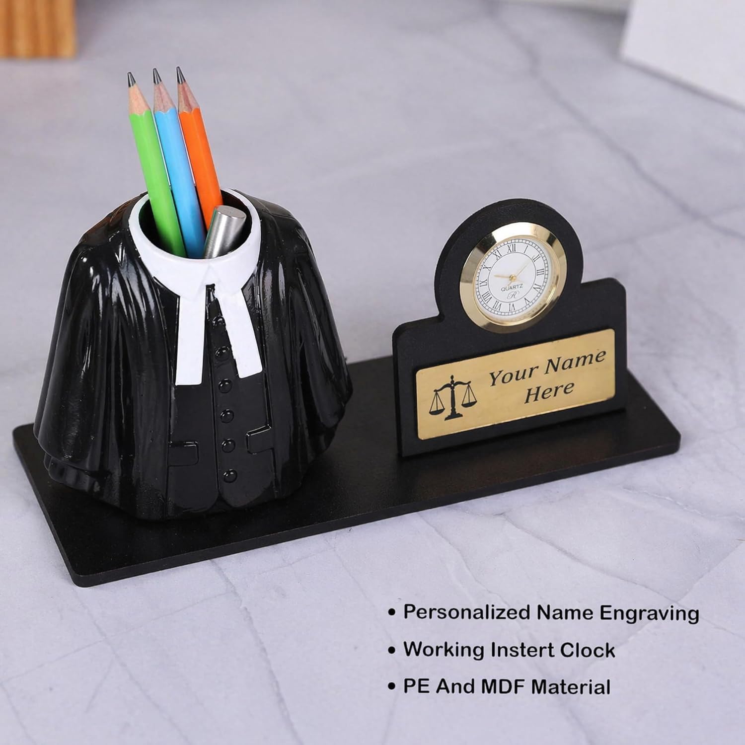 Signature Advocate Personalized Desk Pen Stand