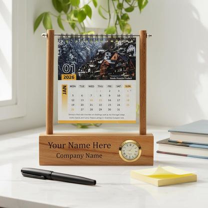 FrameFlip Personalized Desk Calendar