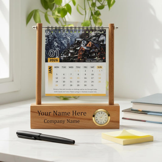 FrameFlip Personalized Desk Calendar