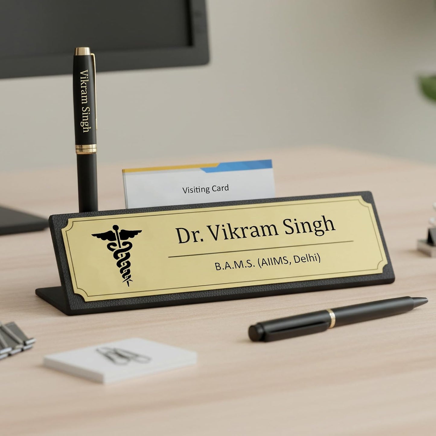 SignaDesk Executive Desk Nameplate