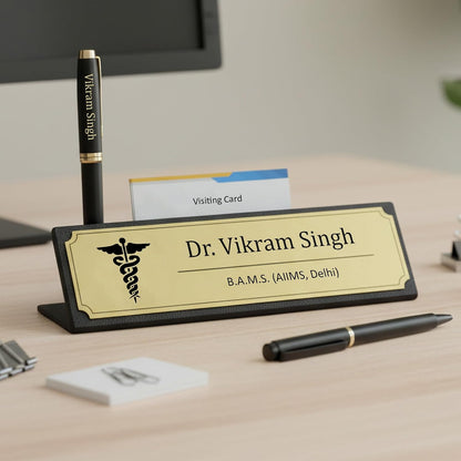 SignaDesk Executive Desk Nameplate