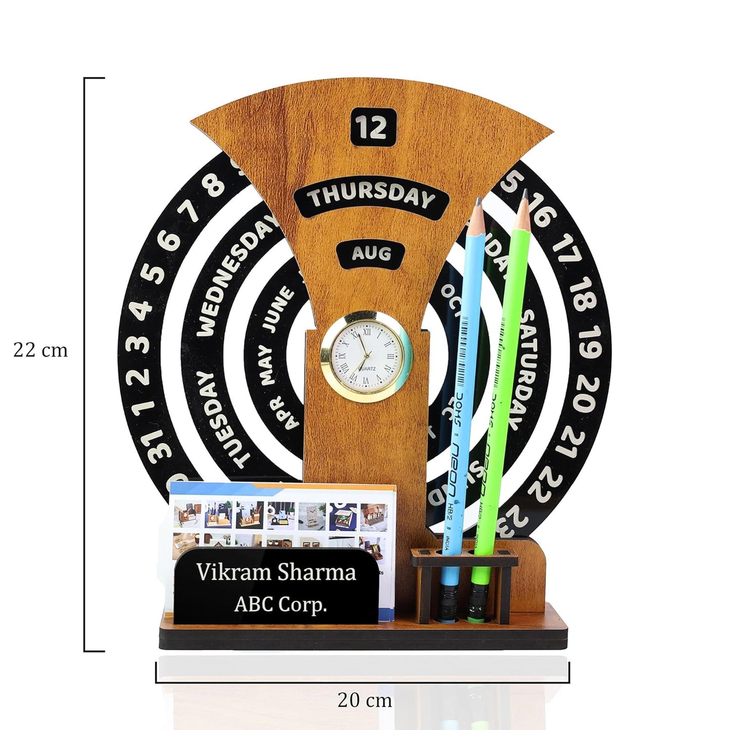 OrbitDate Personalized Desk Calendar