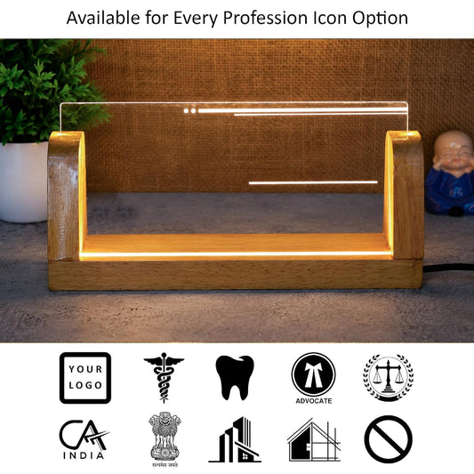 GlowEdge Personalized LED Nameplate