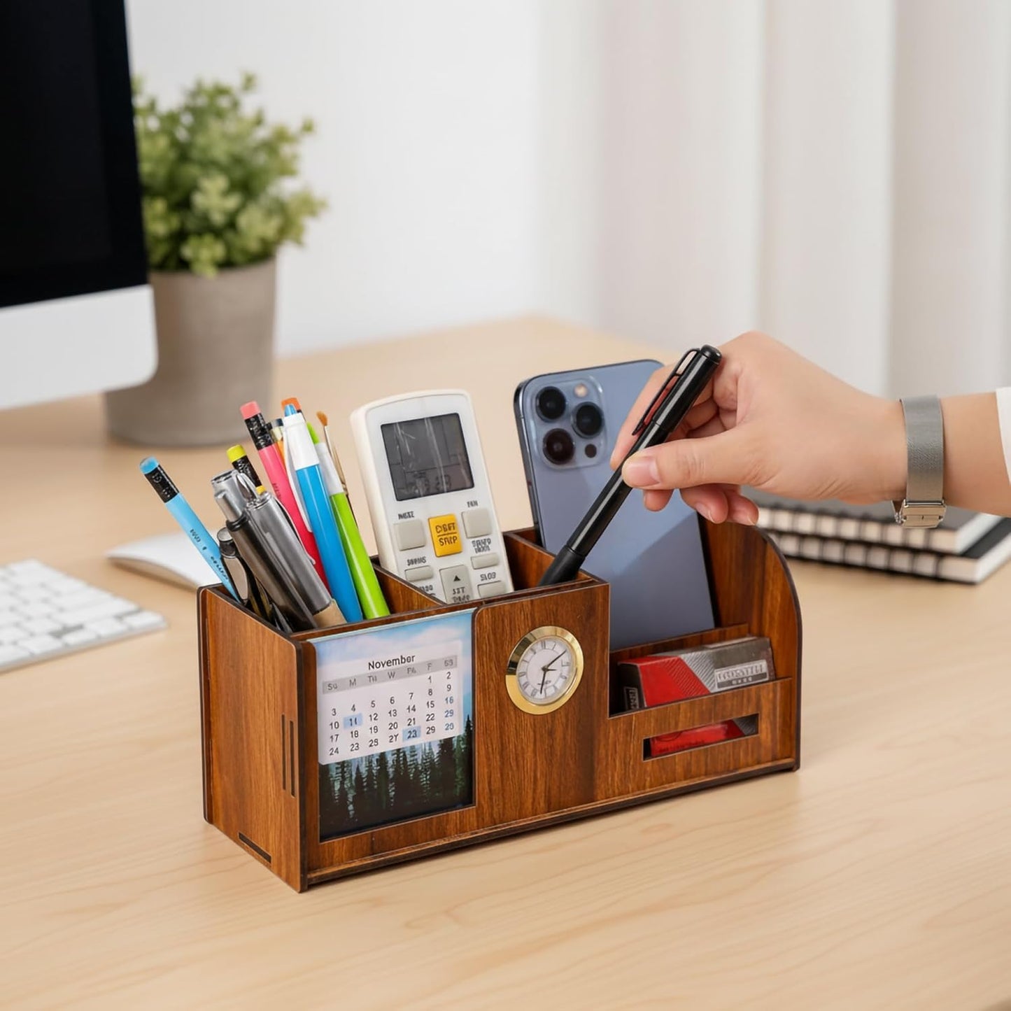 TimeDock Executive Desk Organizer