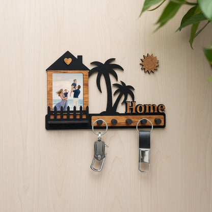 Tropical Home Photo Wall Key Holder