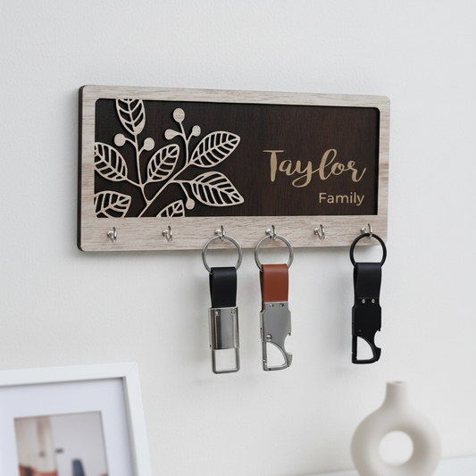 FamilyLeaf Personalized Key Holder