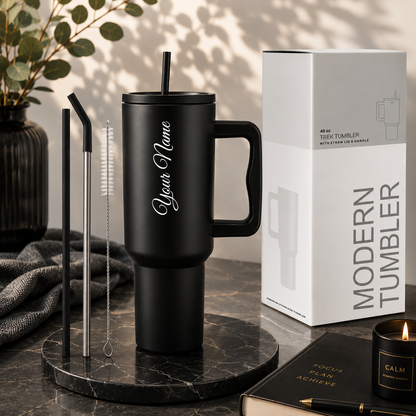 Pesonalized EpicSip Hand Tumbler – Black