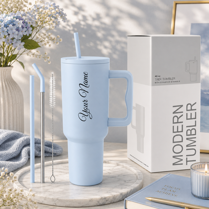 Pesonalized EpicSip Hand Tumbler – Blue