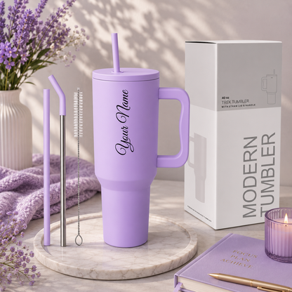 Pesonalized EpicSip Hand Tumbler – Purple