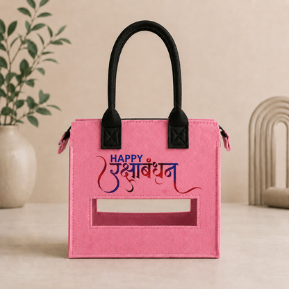 Luna Rakhi Edition Handbag – Baby Pink