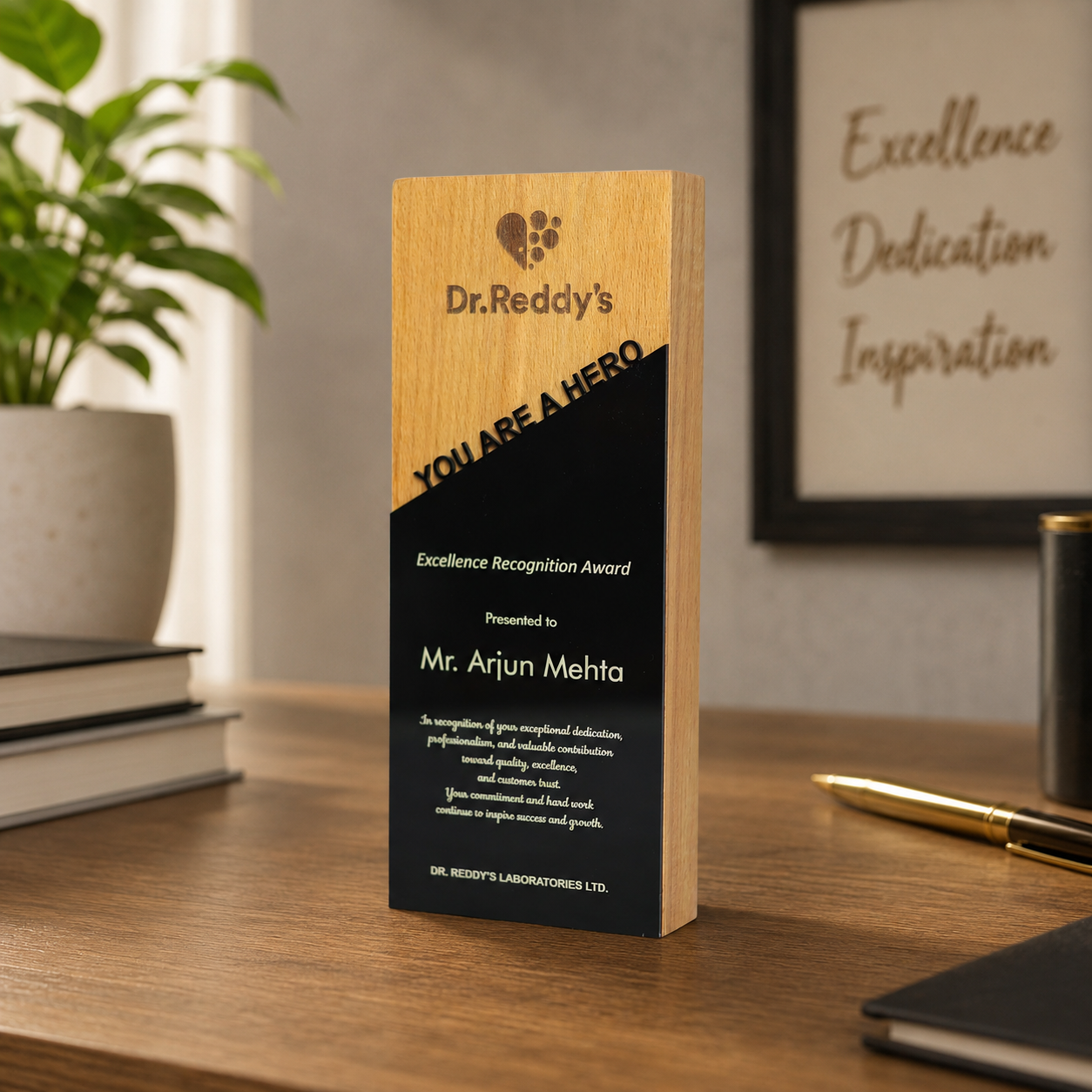 Bold Rise Personalised Trophy