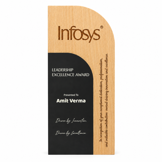 Arc Panel Personalised Trophy