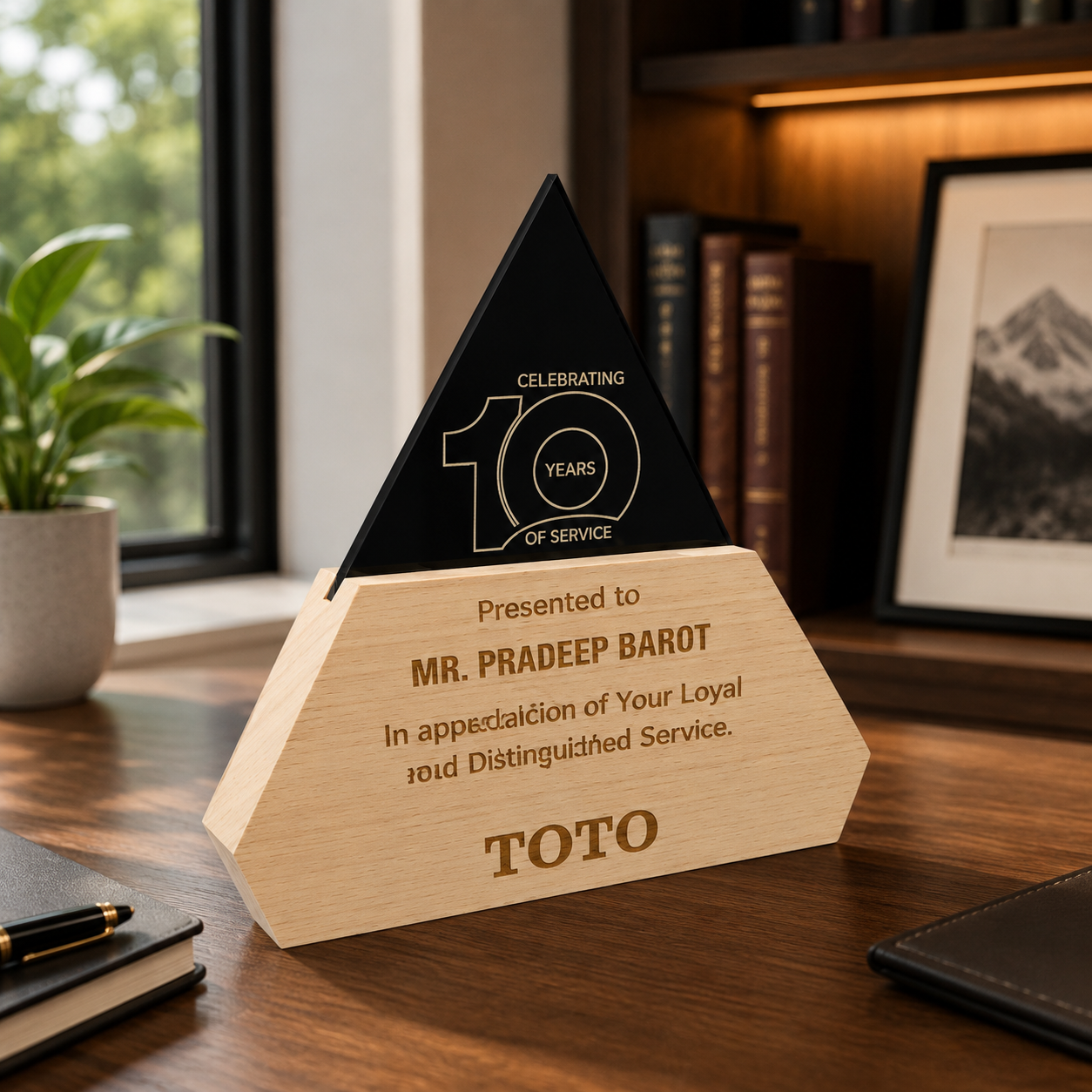 Sail Peak Personalised Trophy