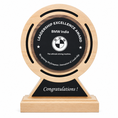 Orbit Crest Personalised Trophy