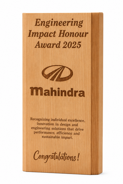 Classic Block Personalised Trophy