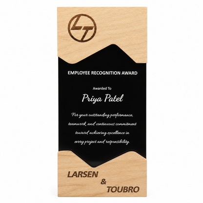 Wave Frame Personalised Trophy