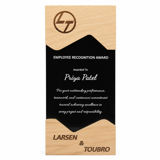 Wave Frame Personalised Trophy