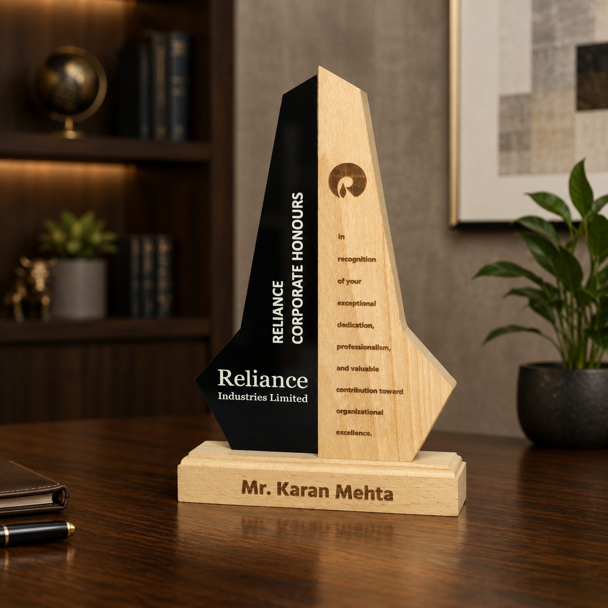 Split Peak Personalised Trophy